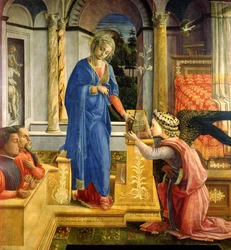La Anunciación, capilla Carafa, Santa Maria sopra Minerva, Roma, 1488-93